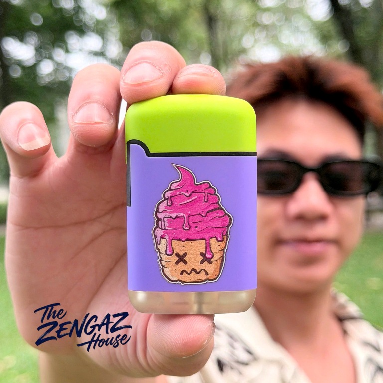 Bật Lửa Khò ZENGAZ Mega Jet ZL3 – Toxic Ice Cream