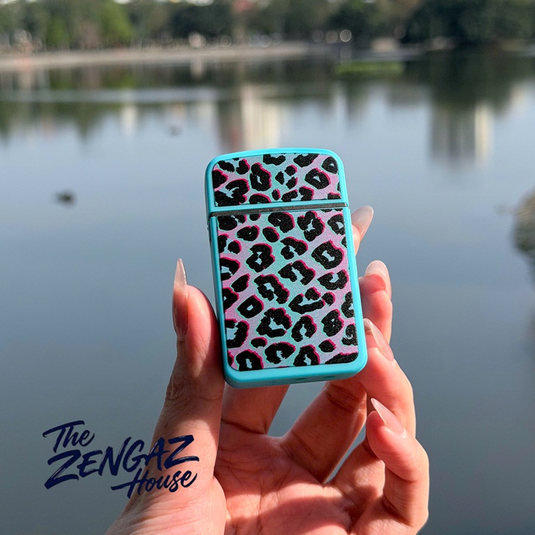 Bật Lửa Khò ZENGAZ Royal Jet ZL12 – Neon Leopard